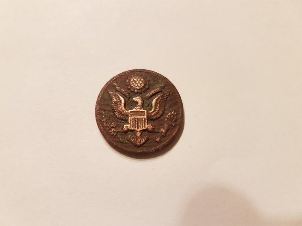 Knofik USA WW1 Horstmann Phila.  Great Seal button