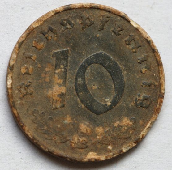 10 pfennig "depot"