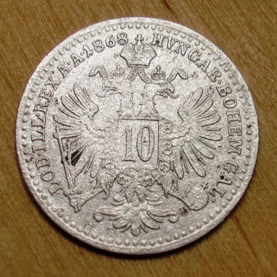 10Krejcar 1868