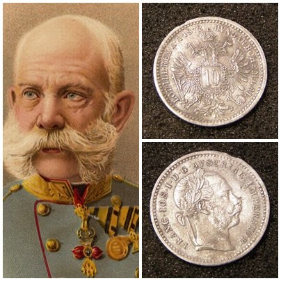 František Josef I. (1848–1916) – 10 Kreuzer (Desetikrejcar)