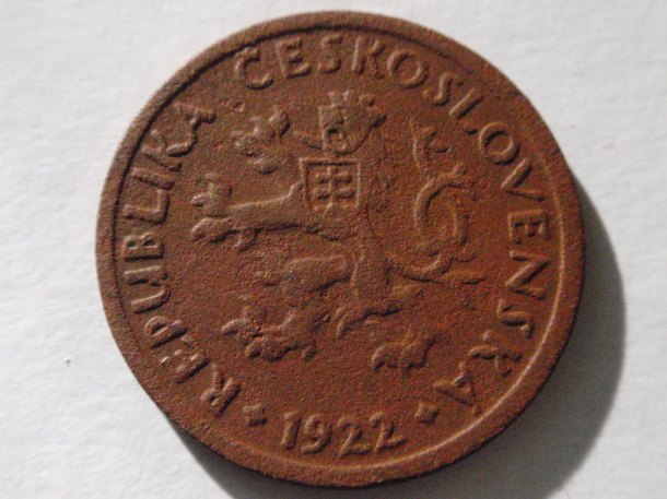 10 haléř 1922