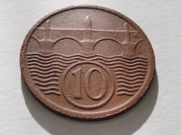 10 haléř 1922