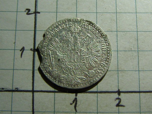 Ag : 10 kreuzer FJI 1872