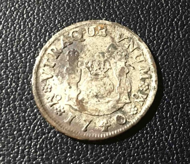 1 Real Mexico 1740 Stribro