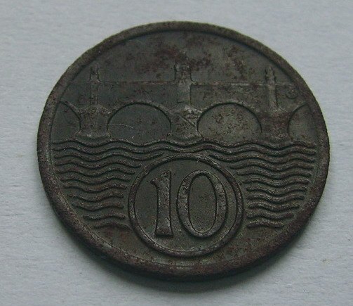 10 haléřů 1923