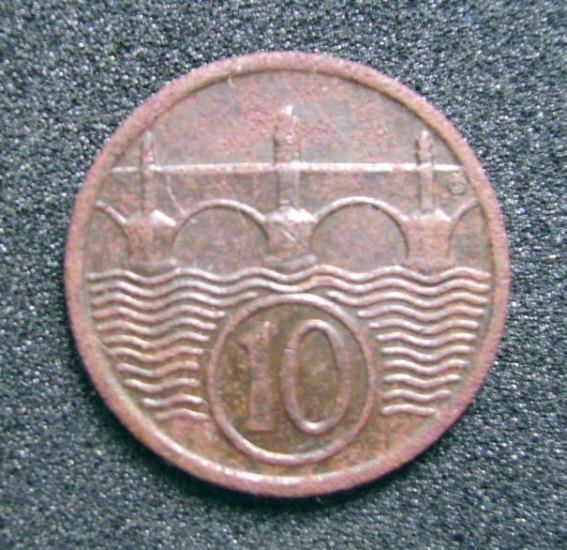 10 haléřů 1923