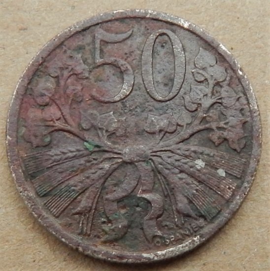 50 Haléřů 1922