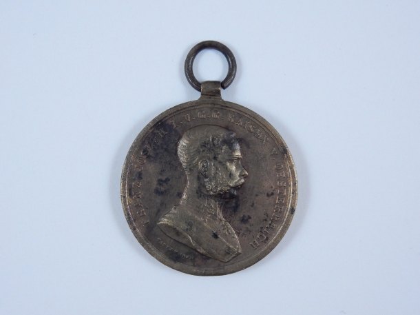 Kleine Bronzene Tapferkeitsmedaille - Kaiser Franz Joseph I.