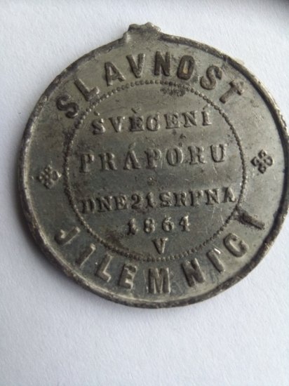 Slavnost svěcení praporu v Jílemnici 1864