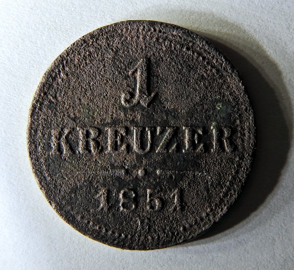 1 Kreuzer 1851 - Franz Joseph I