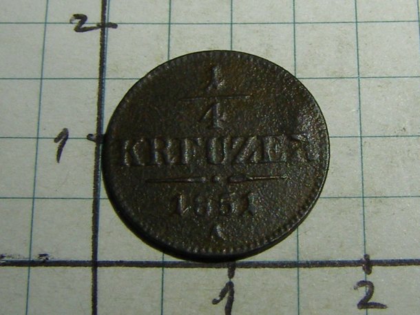 1/4 kreuzer 1851 A