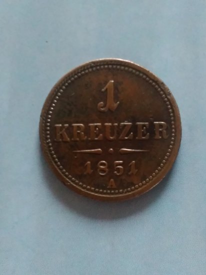 1 kreuzer 1851 A