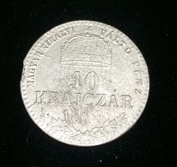 Moje prvé agčko Fero Prvý, 10 krajczár 1869