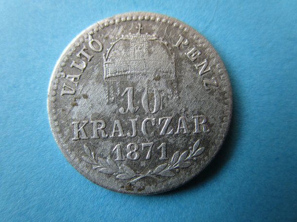 10 Krajczár 1871 GYF