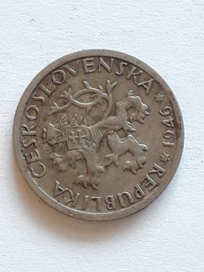 1 koruna 1946