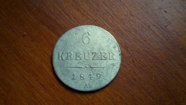 6 Krejcarů 1849