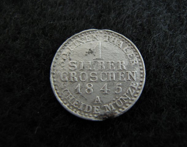 1 Silber Groschen 1845