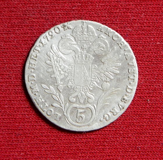 5 krejcar Josef II. 1790