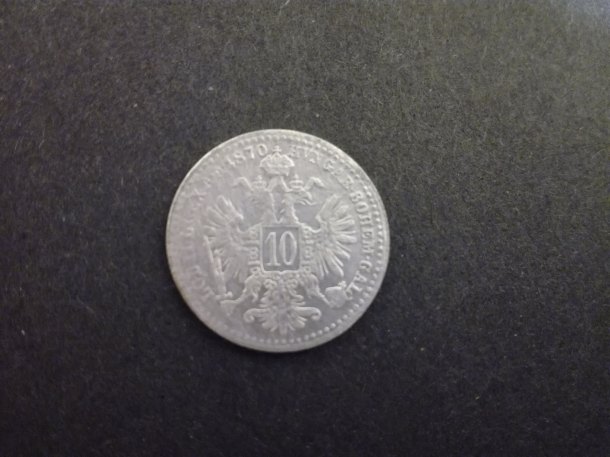 10 krejcar Franc Josef I. 1870