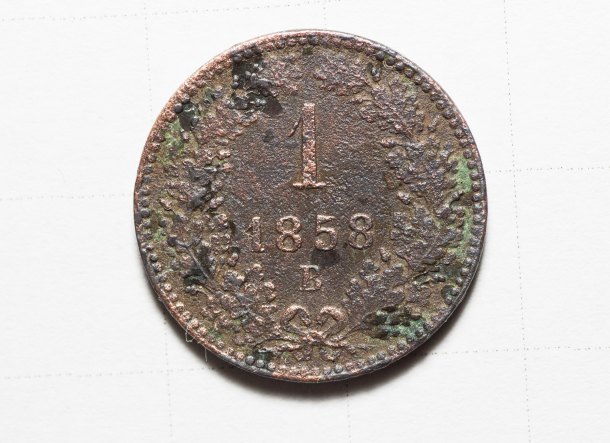 1 Kreuzer 1858 B