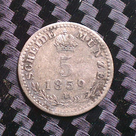 5 kreuzer 1859