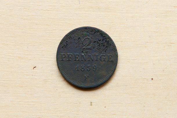 2 pfennige 1859