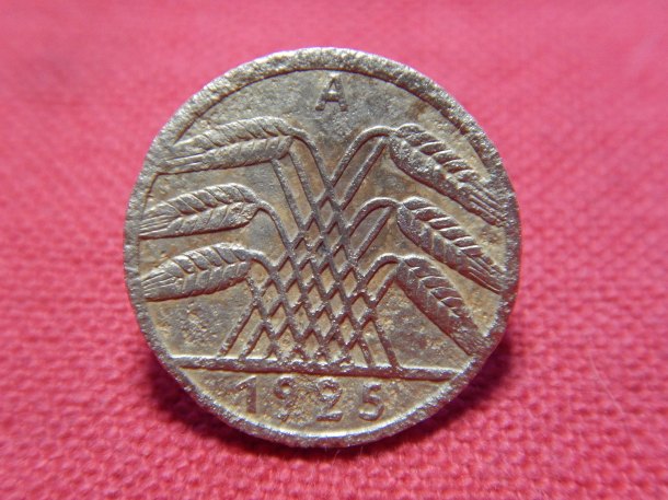 5 reich pfennig 1925 A