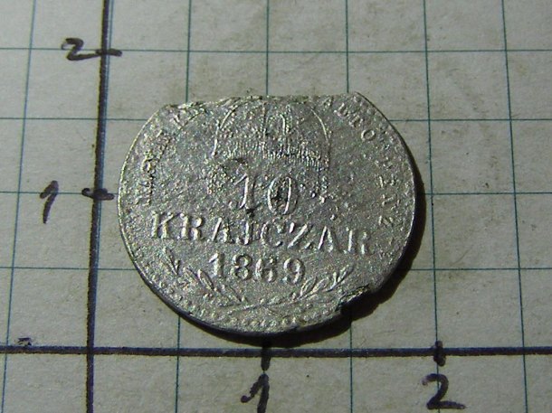 Ag : 10 krajczár 1869 KB