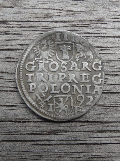 Zikmund III Vasa 3gr 1592