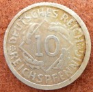 10 REICHSPFENNIG 1935 D