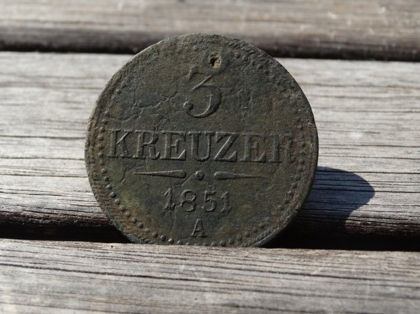 3kr 1851 A