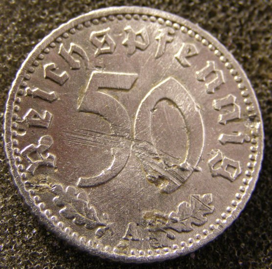 Německo - Třetí říše (1933–1945) – 50 Pfennig (č. 2804)