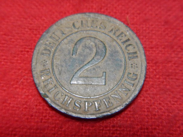 2 reich pfennig 1924