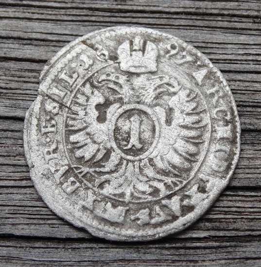 1 krejcarek 1697