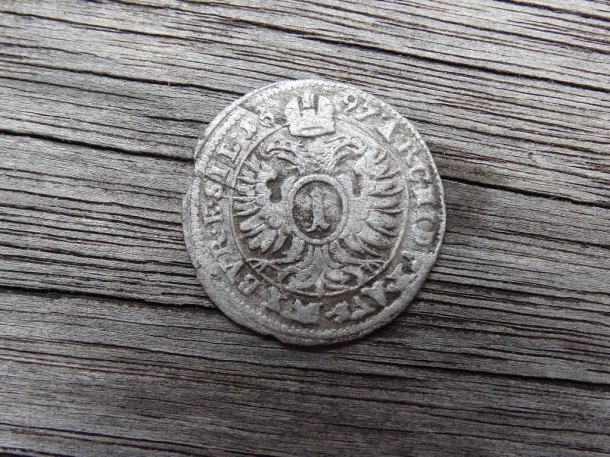 1 krejcarek 1697