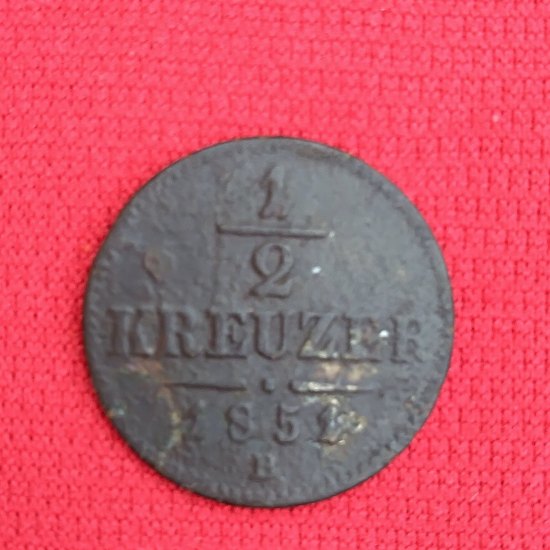 Pul krejcarek1851