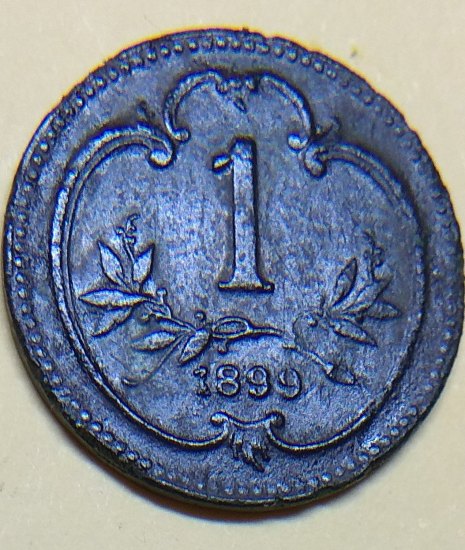 1 haléř 1899