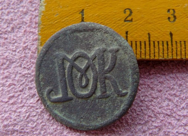 Knoflík s monogramem