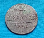 1/4 Kreuzer 1851