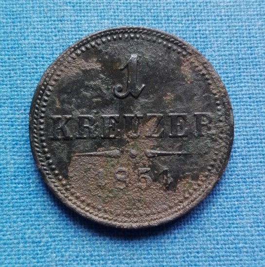 1 Kreuzer, 1851 A