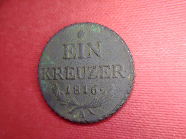 Nedělní krasavec-EIN KREUZER 1816