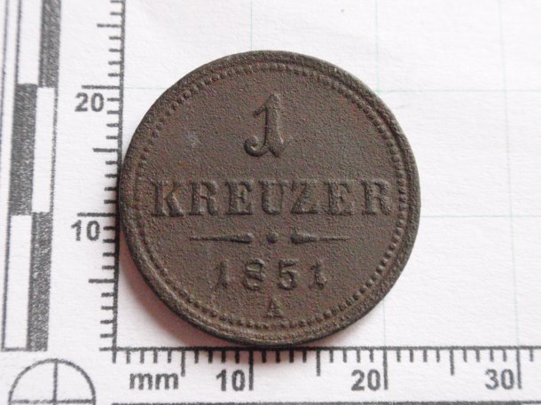 1 kreuzer 1851 A