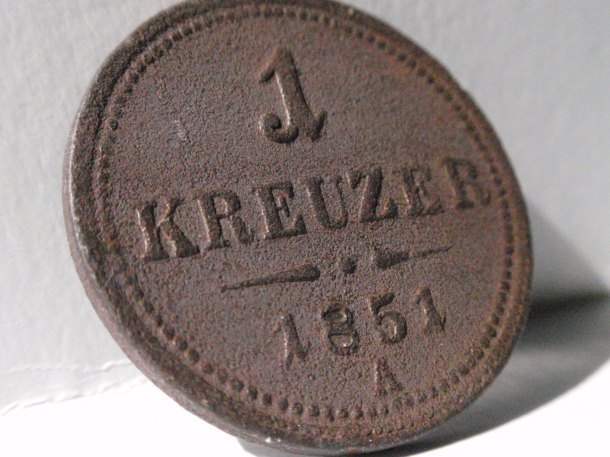 1 kreuzer 1851 A