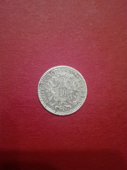 Franc josef,10krejcar 1872