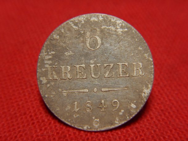 6 kreuzer 1849 C