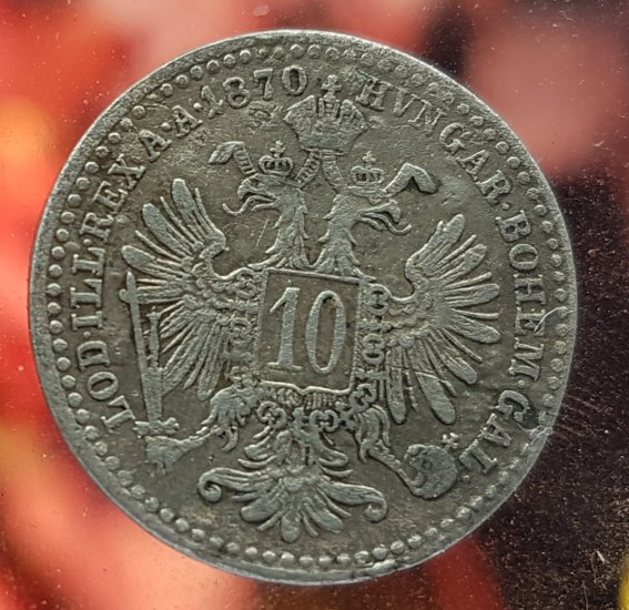 10 kreuzer 1870