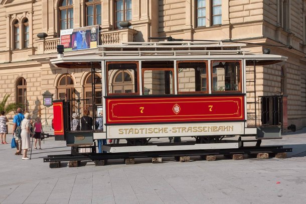 Tramvajová známka Troppau (Opava)