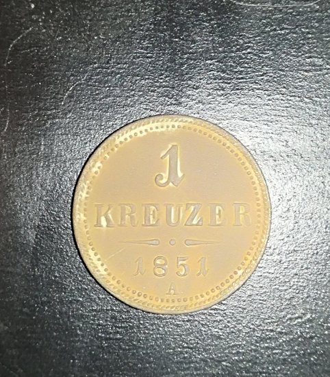 1kreuzer 1851A