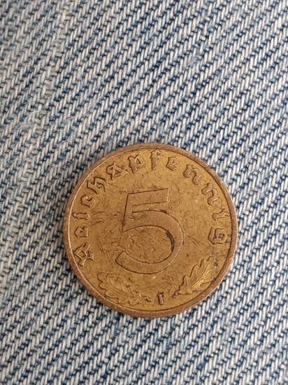 5 PFENNIG F