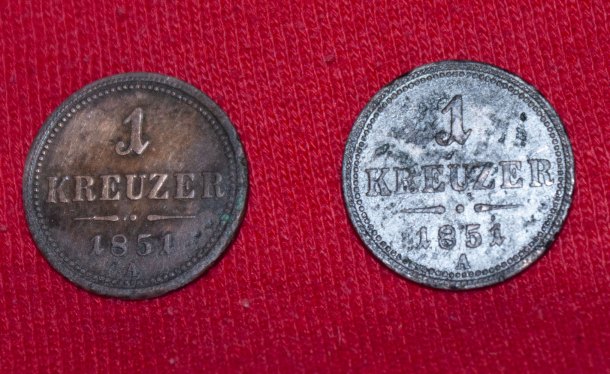 1 Kreuzer 1851 z depůtku